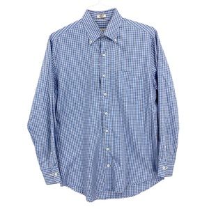 PETER MILLAR Plaid Long Sleeve Button Down Dress Shirt